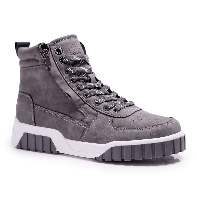 Chaussures de sport pour femmes Big Star High Gris EE274222
