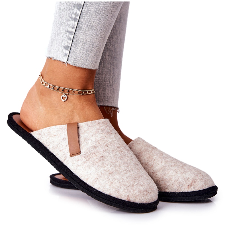 Pantoufles Maison Femme Big Star Beige D267862A