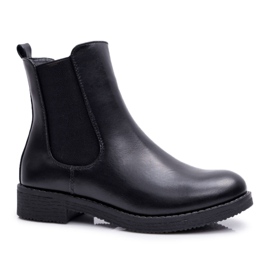 EVE Bottines Femme Jodhpur Noir 8BT35-1489