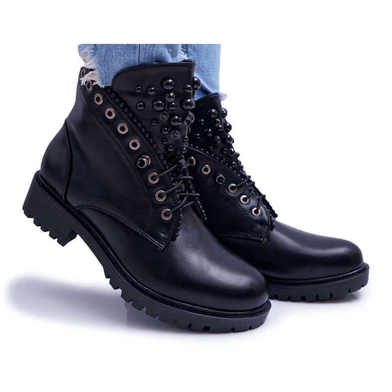 FRID Bottes Pour Femmes Avec Perles Warm Black Memer le noir FRID Bottes Pour Femmes Avec Perles Warm Black Memer le noir