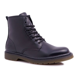 Bottes de randonnée pour hommes en cuir Big Star Noir EE174268
