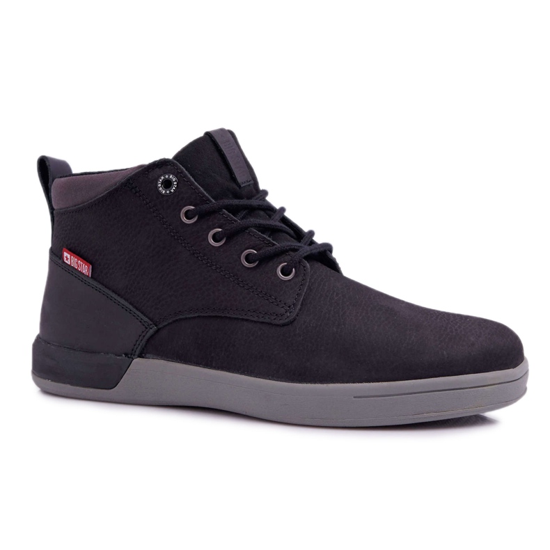 Bottines Homme Cuir Big Star Noir EE174197 le noir