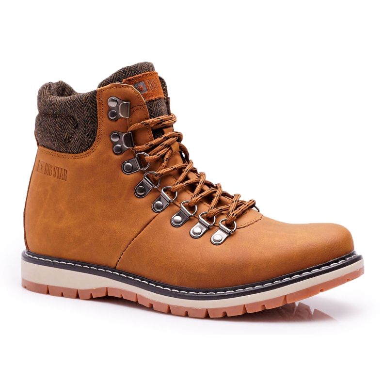 Trappeurs pour hommes Big Star Camel EE174402 brun