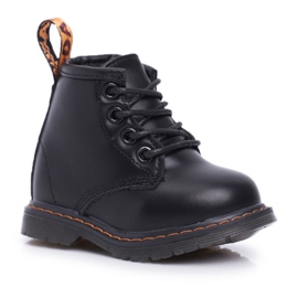 FRROCK Bottes chaudes pour enfants avec fermeture à glissière Noir Goopy