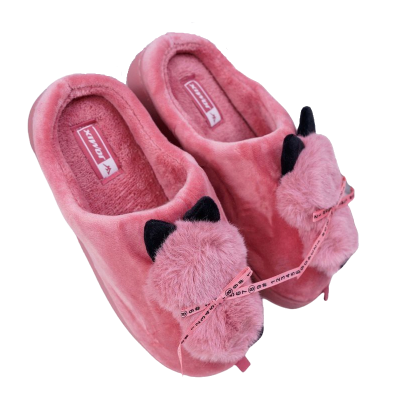 BUGO Chaussons Femme Avec Fourrure Chaton Red Kitty rouge BUGO Chaussons Femme Avec Fourrure Chaton Red Kitty rouge
