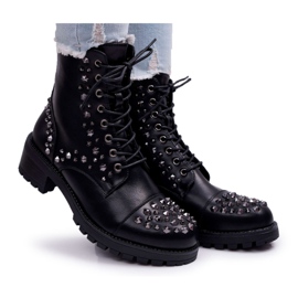 SEA Bottes Femme Workers Avec Strass Noir Gether le noir SEA Bottes Femme Workers Avec Strass Noir Gether le noir