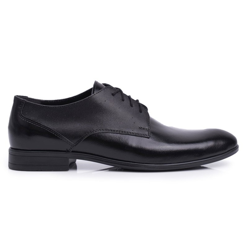 Bednarek Polish Shoes Richelieus Homme Bednarek Élégant Cuir Noir Jantar le noir