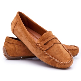 PS1 Mocassins Femme Daim Bolero Camel brun