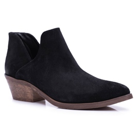Nicole Bottes Femme Noir Printemps Cuir Anabella