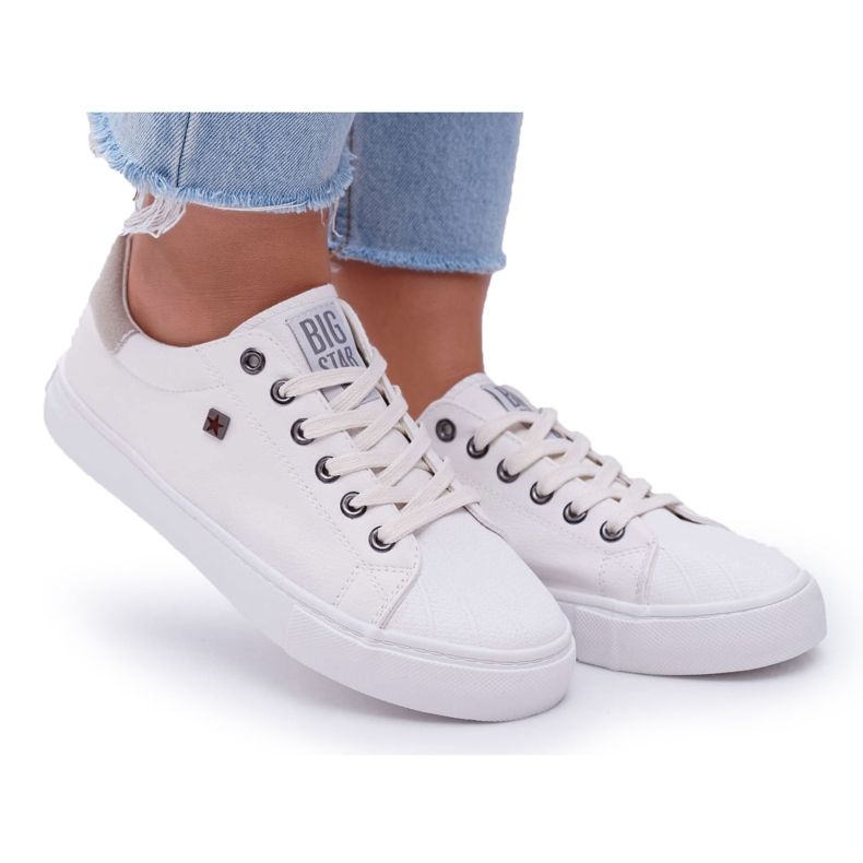 Baskets Femme Big Star Blanc BB274033 blanche
