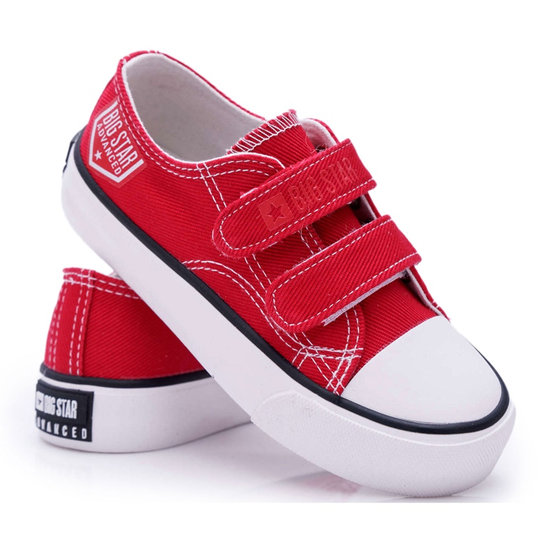 Baskets Enfant Big Star Avec Velcro Rouge FF374063 Baskets Enfant Big Star Avec Velcro Rouge FF374063