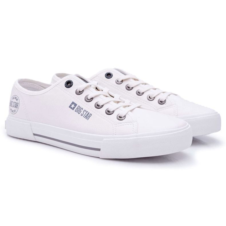 Baskets Basses Homme Big Star Blanc FF174054 blanche Baskets Basses Homme Big Star Blanc FF174054 blanche