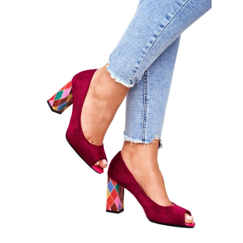 Escarpins Femme Sergio Leone Suede Fuchsia PB135 Be Mine! rose