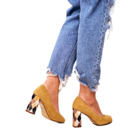 Escarpins Femme Sergio Leone Suède Jaune PB135 Be Mine! Escarpins Femme Sergio Leone Suède Jaune PB135 Be Mine!