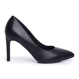 Vinceza Talons hauts classiques pour femmes Noir Marine le noir