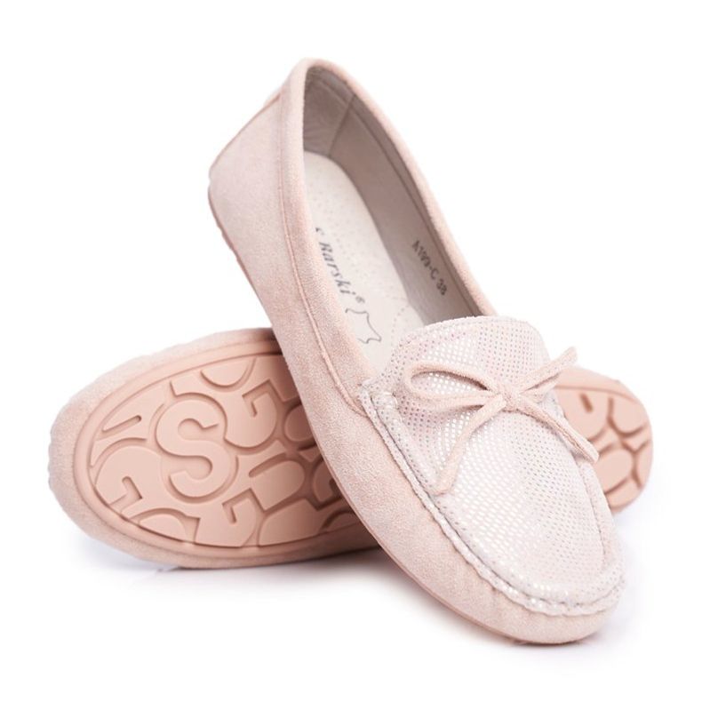 Mocassins Femme Daim S.Barski A199 Beige Wannabe