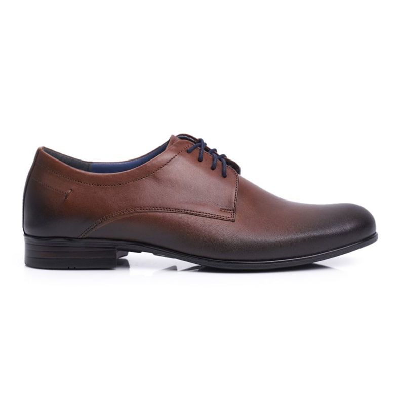 Chaussures Brogues Hommes Casual Nikopol Cuir Marron 1738 brun