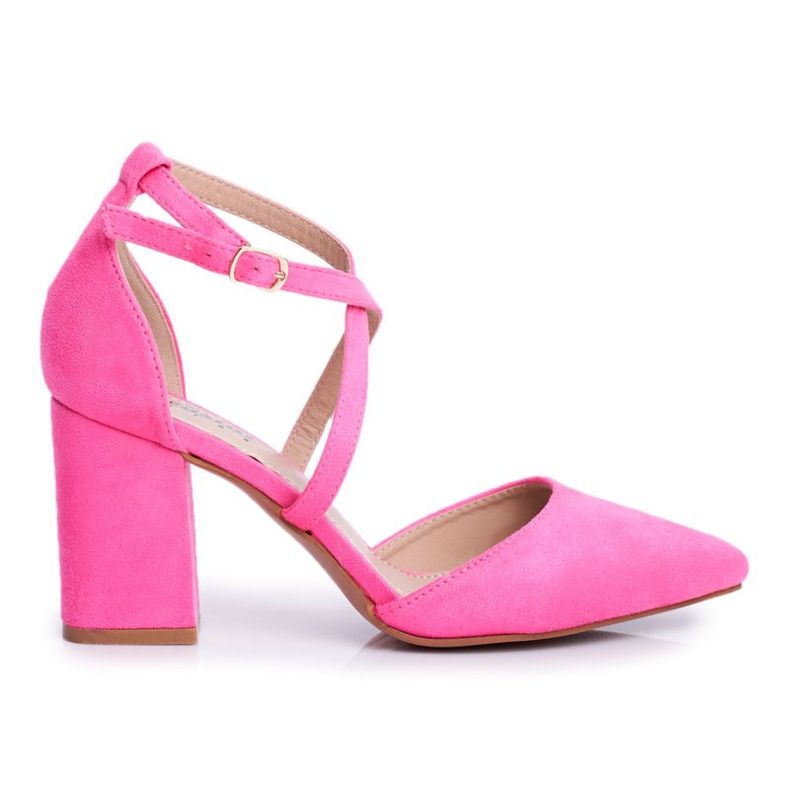 PS1 Escarpins à Talons Pour Femmes En Spitz Rose Fluo Traffic PS1 Escarpins à Talons Pour Femmes En Spitz Rose Fluo Traffic