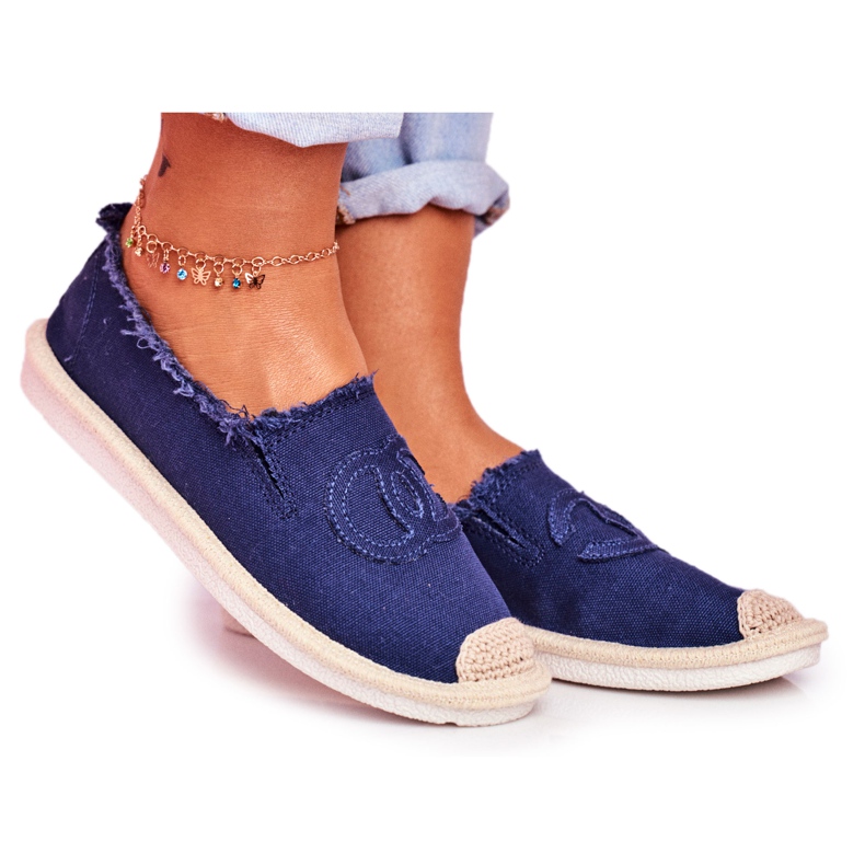 SEA Espadrilles Femme Bleu Marine Flaure