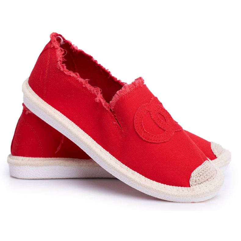 PS1 Espadrilles Femme Flaure Rouge