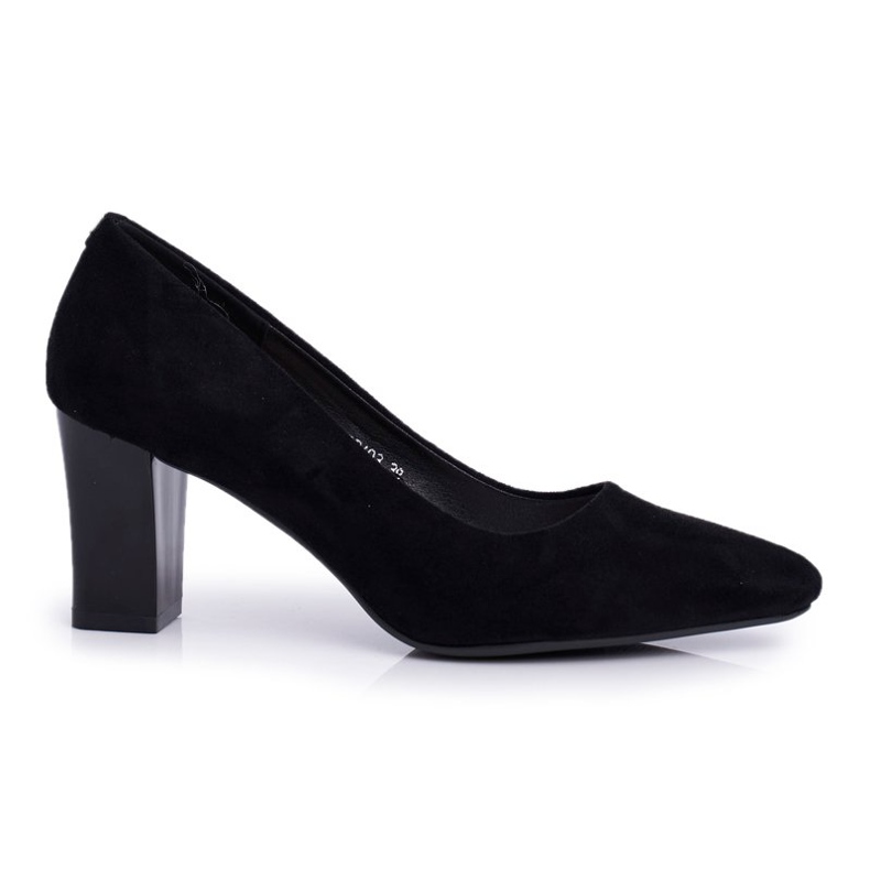 Escarpins Femme Sergio Leone PB403 Daim Noir Herline le noir