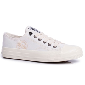 Baskets Femme Big Star Blanc FF274124 écru