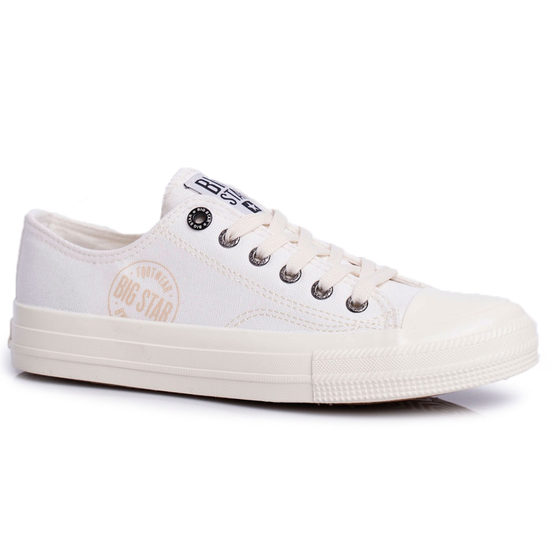 Baskets Femme Big Star Blanc FF274124 écru