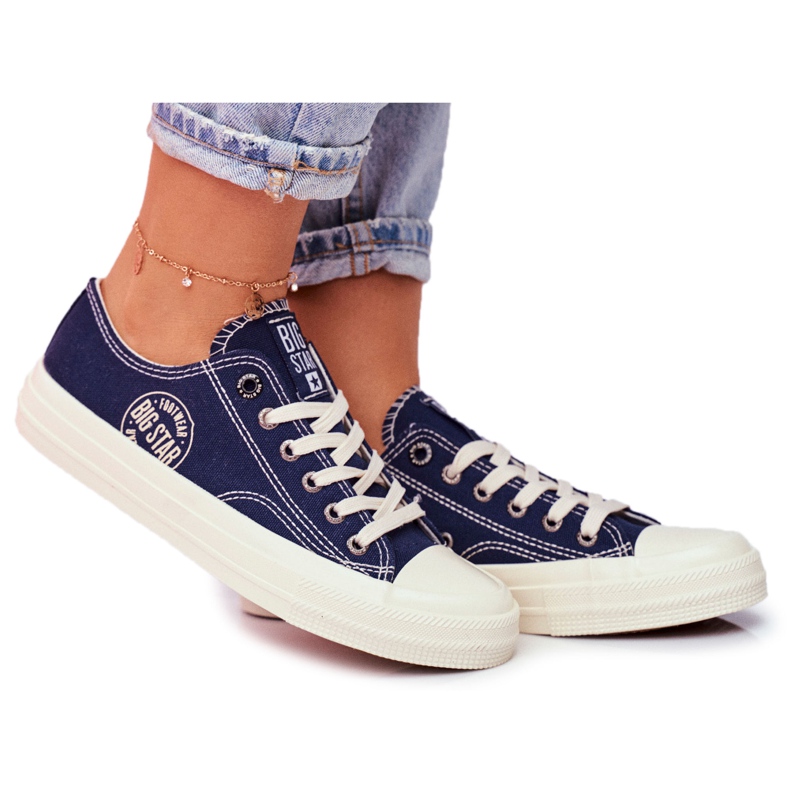 Baskets Femme Big Star Bleu Marine FF274125