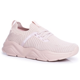 Chaussures de sport pour femmes Big Star Rose clair FF274956 Chaussures de sport pour femmes Big Star Rose clair FF274956