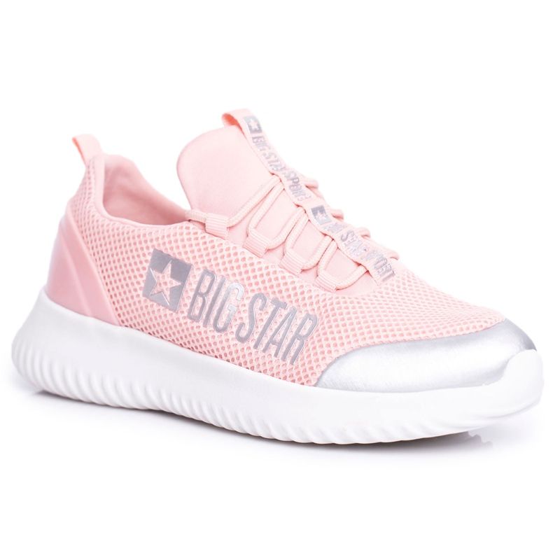Chaussures de sport pour femmes Big Star Rose clair FF274A413