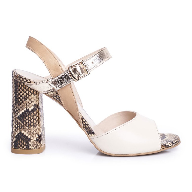 Sandales On A Bar Laura Messi 2136 Cuir Beige Altres