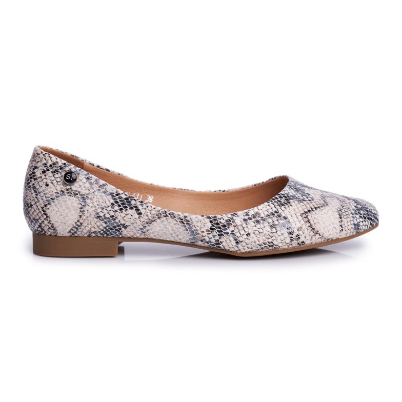 Ballerines Femme Sergio Leone Serpent Blanc BL611 Nemsis blanche gris multicolore Ballerines Femme Sergio Leone Serpent Blanc BL611 Nemsis blanche gris multicolore