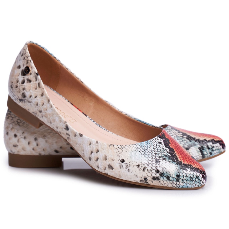 Ballerines Femme Sergio Leone Serpent Rouge BL611 Nemsis multicolore