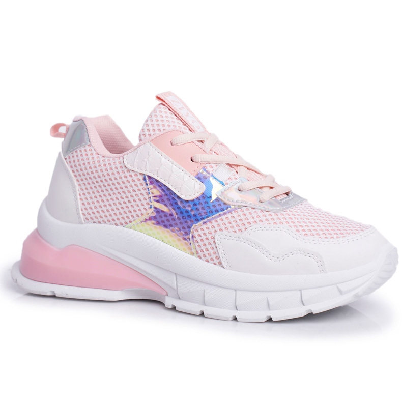 PS1 Chaussures de Sport Femme Rose Sportivo