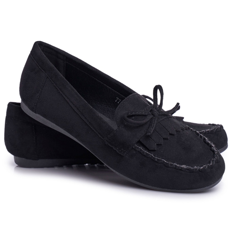 BUGO Mocassins Femme Daim Noir Velucci le noir