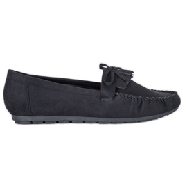 Diamantique Mocassins classiques noir