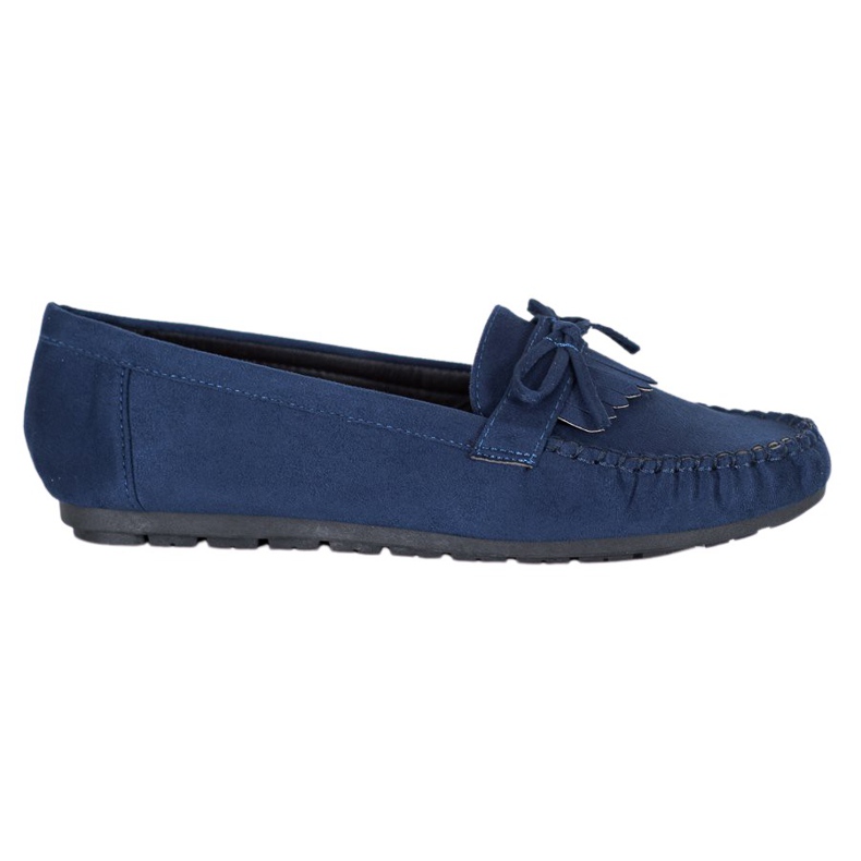 Diamantique Mocassins classiques bleu