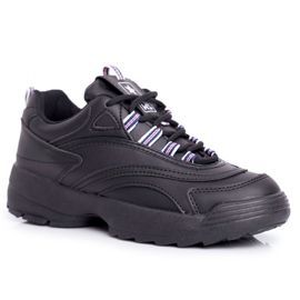 EVE Chaussures de sport pour femmes Noir Boston