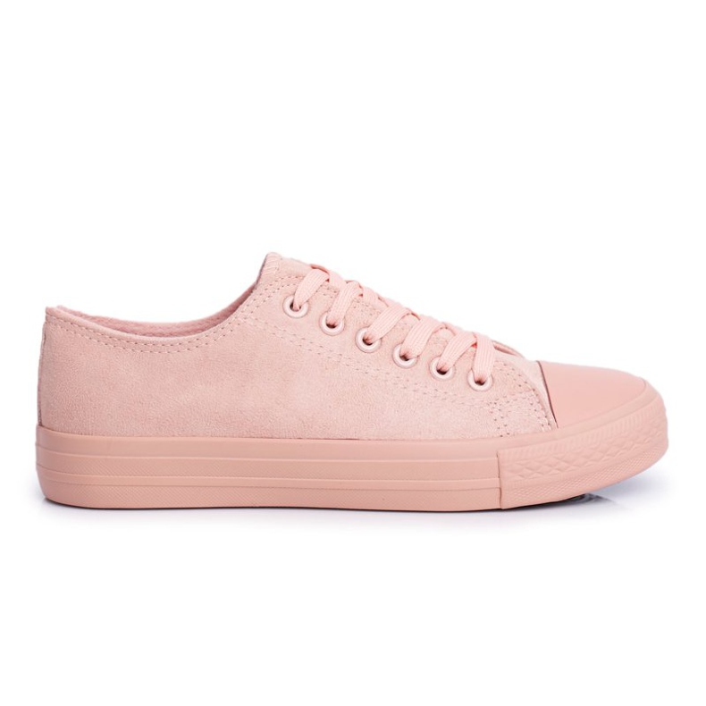 BUGO Baskets Femme Daim Rose El Paso