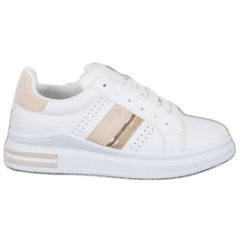 SHELOVET Baskets élégantes blanche