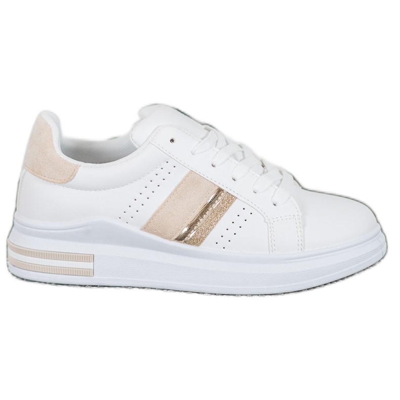 SHELOVET Baskets élégantes blanche