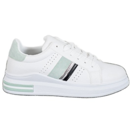 SHELOVET Baskets élégantes blanc