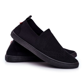 Baskets noires pour femmes Baskets à enfiler Big Star FF274A609