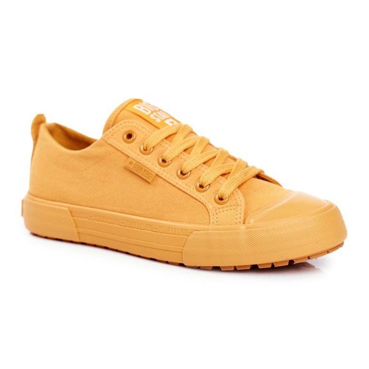 Baskets Femme Big Star Jaune FF274A086