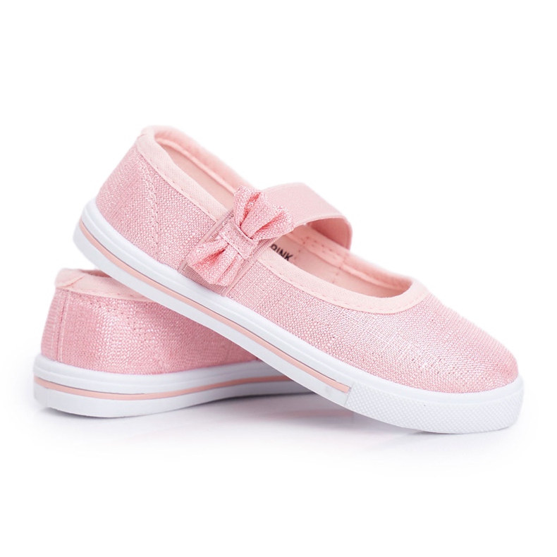EVE Baskets ballerines enfant roses Bianka