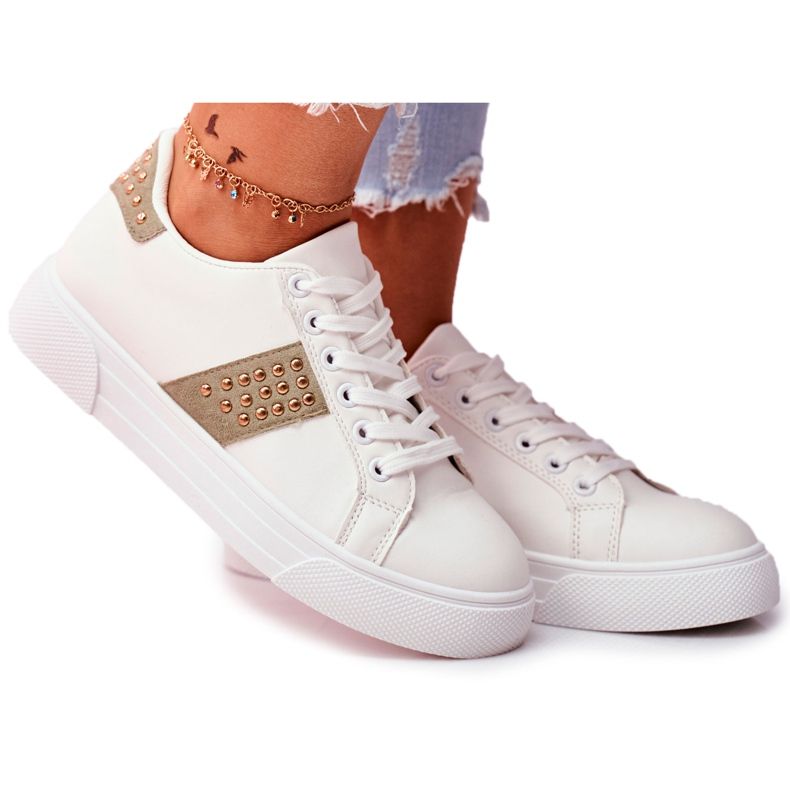 FW1 Bandes de chaussures blanches et vertes pour femmes de sport FW1 Bandes de chaussures blanches et vertes pour femmes de sport