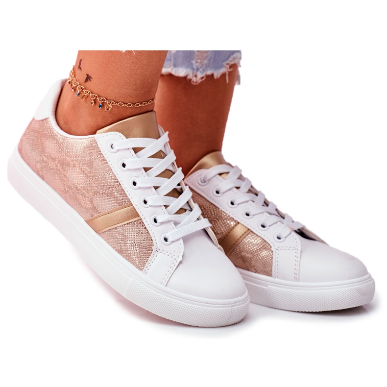 Chaussures de sport pour femmes Elegant White Poppy blanche Chaussures de sport pour femmes Elegant White Poppy blanche