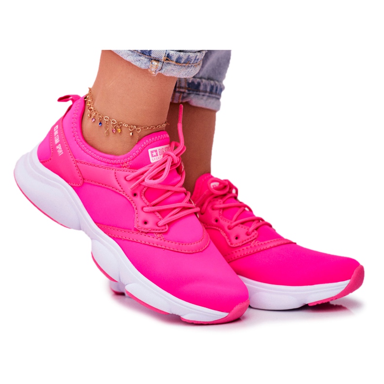 Chaussures de sport pour femmes Sneakers Big Star Neon Pink FF274931 rose Chaussures de sport pour femmes Sneakers Big Star Neon Pink FF274931 rose