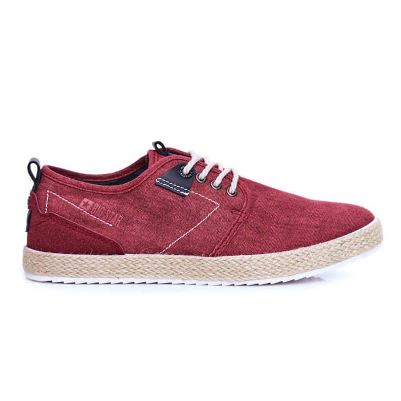 Baskets Homme Big Star Espadrilles Rouge FF174151