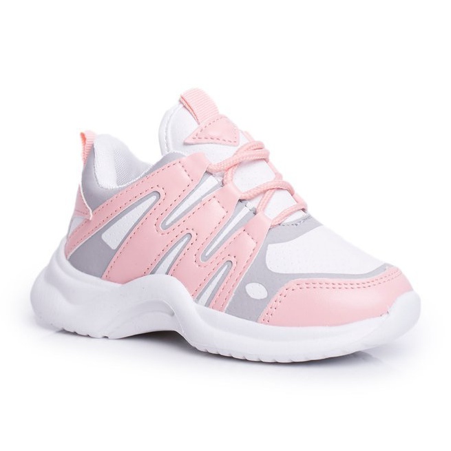 Chaussures de sport roses pour enfants Nathie